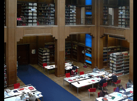 Der Bibliothekssaal des Zentralinstituts für Kunstgeschichte (Foto: Dr. Rüdiger Hoyer)