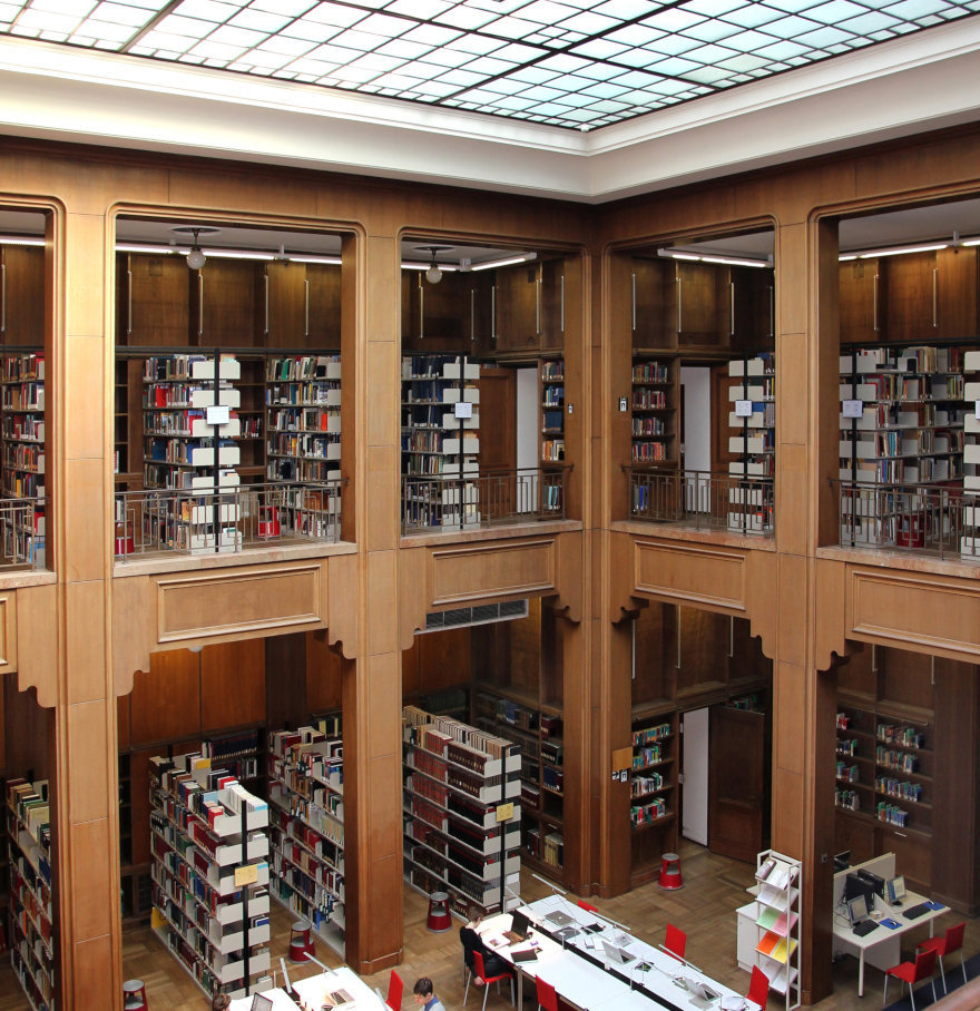 Der Bibliothekssaal des Zentralinstituts für Kunstgeschichte (Foto: Margrit Behrens)