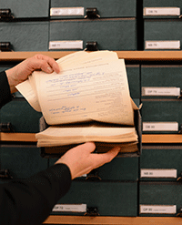 Analoge Fragebögen/Wörterlisten im Zettelarchiv des Bayerischen Wörterbuches