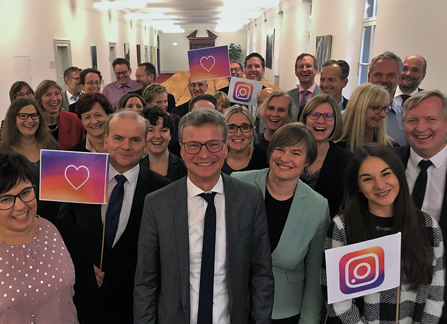Das Wissenschafts- und Kunstministerium startet auf Instagram