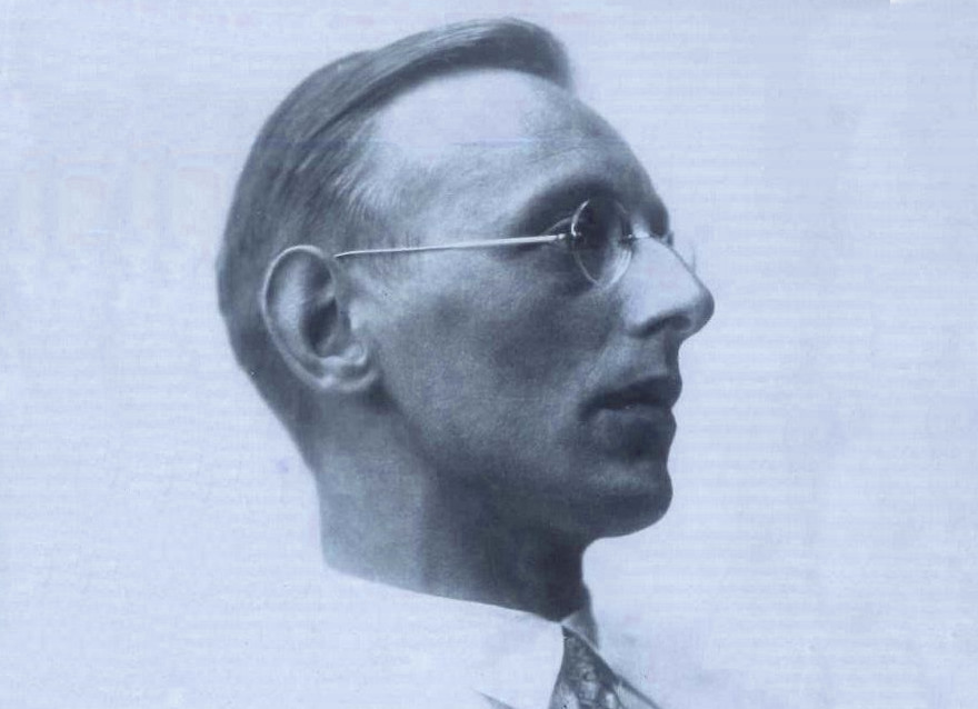 Carl Orff um 1940, portraitiert von Hanns Holdt