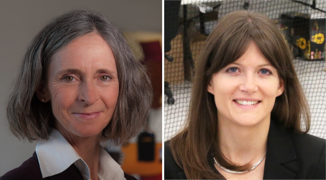 Humboldt-Professuren 2021 für Prof. Dr. Dr. Andrea Bréard (links) an der FAU Erlangen-Nürnberg und Prof. Dr. Angela Schöllig (rechts) an der TUM