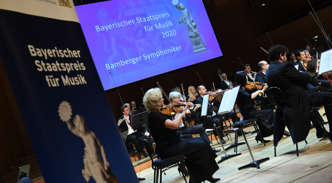 Die Bamberger Symphoniker auf der Bühne im Gasteig